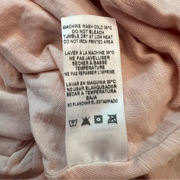 Sundry Peach Racerback Ruched Dress Size 1 NWT - Picture 8 of 8